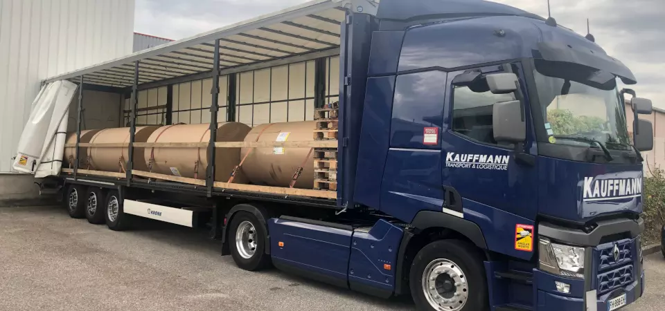 Kauffmann - Transport de marchandise et plateforme logistique en Alsace, Franche-comté - Belfort - Haut-Rhin - Strasbourg